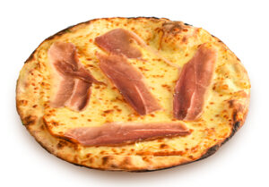 Pizza bianca Provola e Speck